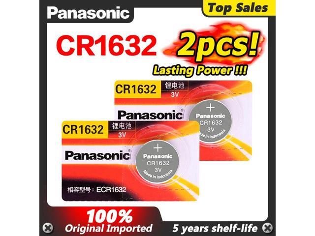 2 piece CR1632 CR 1632 button battery BR1632 ECR1632 DL1632 KCR1632 LM1632 KL16322 for watch electronic toy remote control
