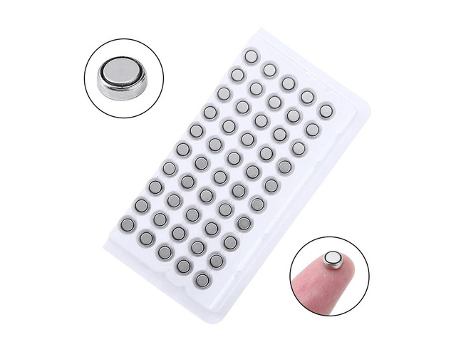 50 pcs Button Cell Batteries SR626SW AG4 377 LR626 1.55V Batteries Suitable For Watch Calculator Toy Coin Batteries Accessories