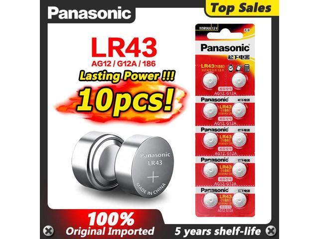 2020 10Pcs AG12 AG 12 Battery LR1144 LR43 Coin Button Cells 1.5V Alkaline For Watch Toys digital camera camcorder PDA MP3