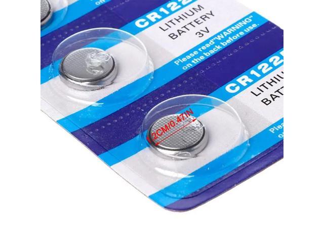 5PCS Lithium Battery CR1225 Electronic Coin Cell Button Batteries 3V LM1225 BR1225 KCR1225 CR 1225 Watch Car Key Toy Remote XXUC