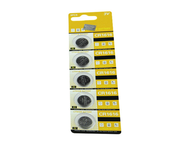 High Quality CR1616 5pcs 1616 DL1616 ECR1616 LM1616 Button Cell CoBattery Remote control Scales Motherboard Battery