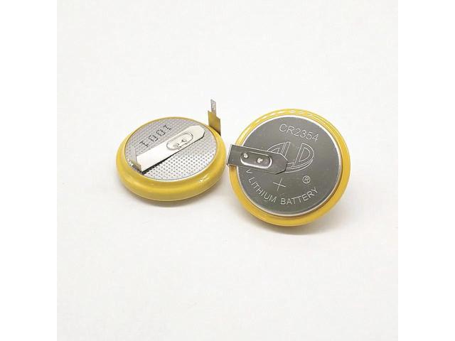 2pcs CR2354 3V button battery with welding feet H type CR2354 horizontal foot distance 20MM for instrumentation