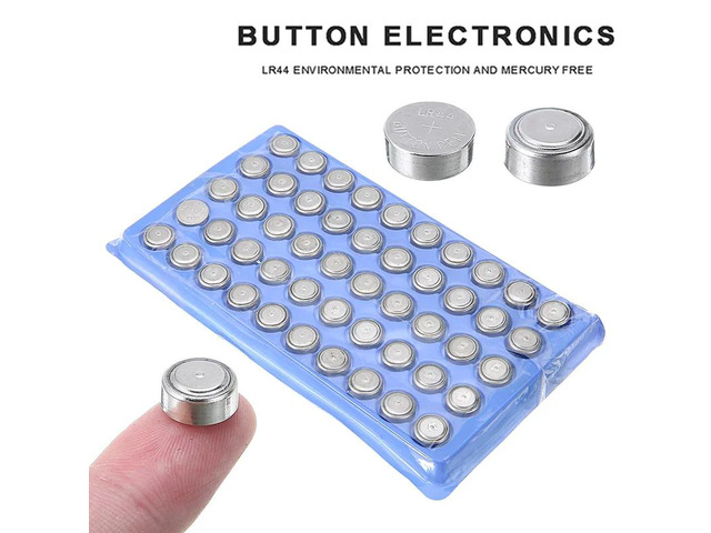 Pohiks 50pcs High Quality AG3 Button Battery LR44 AG13 L1154 357 SR44 1.5V Watch Batteries For Toys Watches Electronic Clock