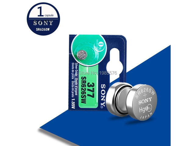 1PC FOR SONY 1.55V AG4 377A 377 LR626 SR626SW SR66 LR66 Button Cell Watch Coin B