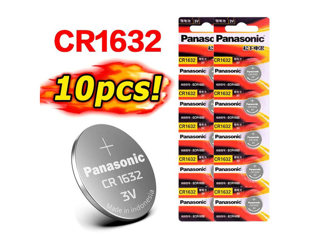 cr1632 3v 10PCS brand battery for button cell coin batteries for watch computer 