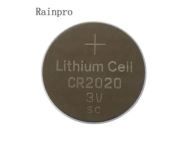 Rainpro 2PCS/LOT CR2020 button battery 3V lithium battery is suitable for remote control / electronic meter and so on