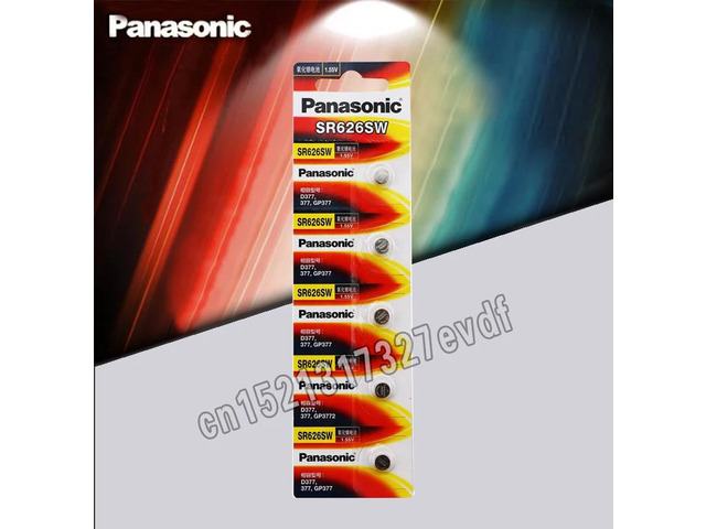 5pcs SR626SW Button Cell Watch Coin Battery G4 377A 377 LR626 SR626SW SR66 LR66