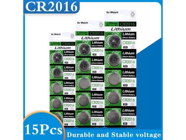 15Pcs CR2016 Button Batteries For Watch LM2016 BR2016 Cell Coin Lithium Battery 3V CR 2016 For Electronic Toy Remote