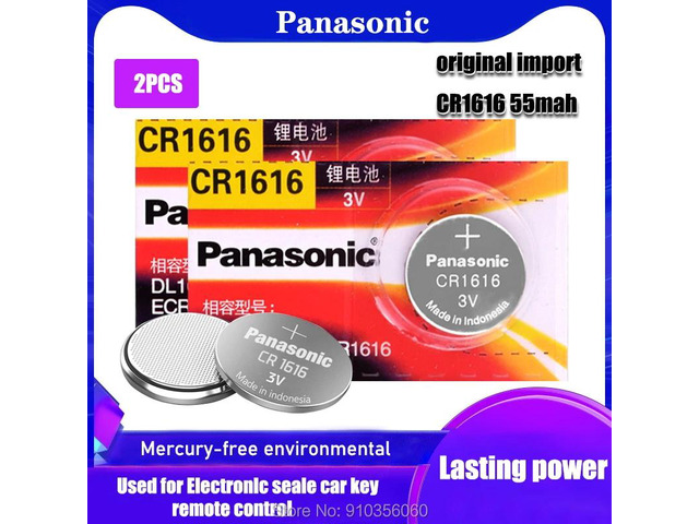 Hot 2Pcs Cr1616 Cr 1616 3v Button Battery Coin Battery DL1616 BR1616 ECR1616 5021LC L11 L28 KCR1616