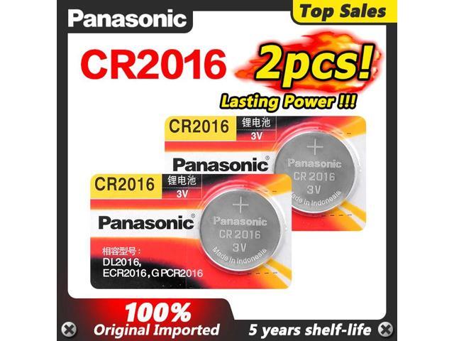 Top Quality Lithium Battery 2PCS/LOT 3V cr 2016 DL2016 ECR2016 cr2016 Button Battery Watch Coin Batteries For Toys