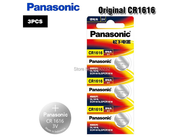 3PCS Cr1616 Coin Cell Button 3 V Batteries for Watch DL1616 BR1616 ECR1616 5021LC L11 L28 game clock digital camera