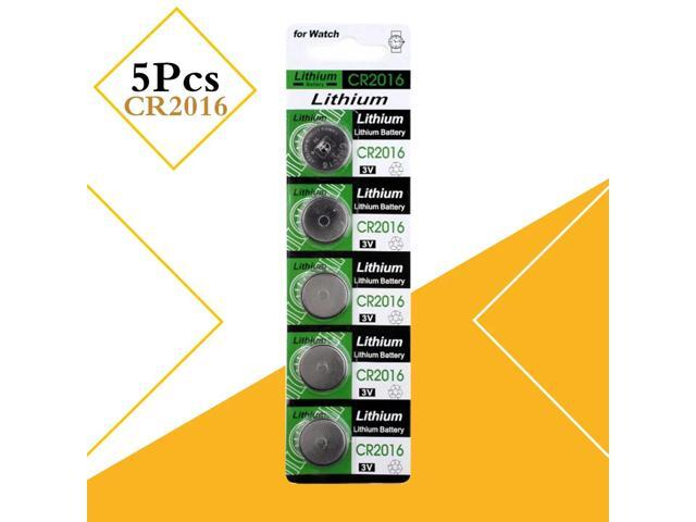 5pcs/pack CR2016 Button Batteries LM2016 BR2016 DL2016 Cell Coin Lithium Battery 3V CR 2016 For Watch Electronic Toy Remote