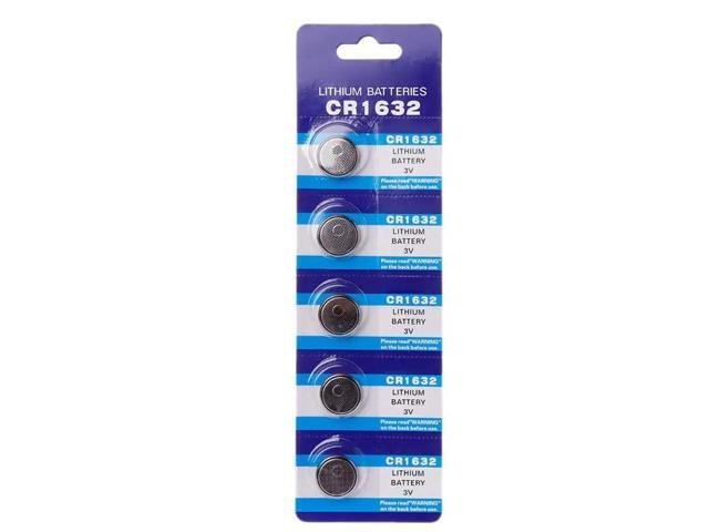 5PCS Button Battery CR1632 Lithium Coin Cell Batteries 3V LM1632 BR1632 ECR1632 CR 1632 Electronic Watch Toy Remote
