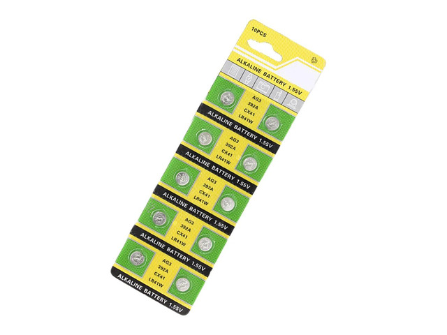 Centechia Useful 20 pcs/lot Alkaline Battery 1.55V G3 AG3 LR41 LR736 V3GA SR41 1