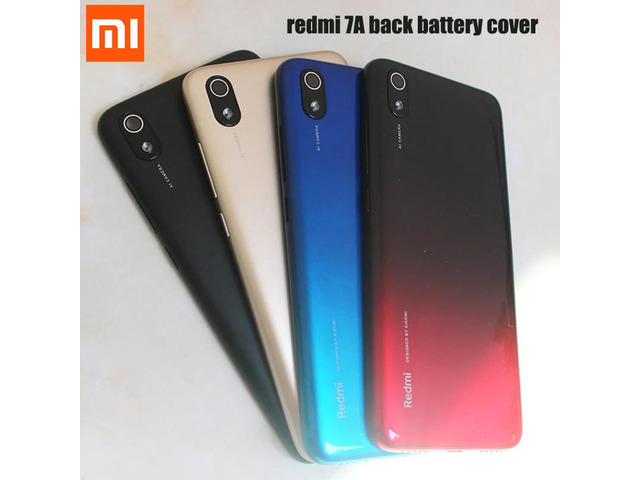 Xiaomi Redmi 7A Redmi7A Back battery Housing Back Cover With camera len Battery 
