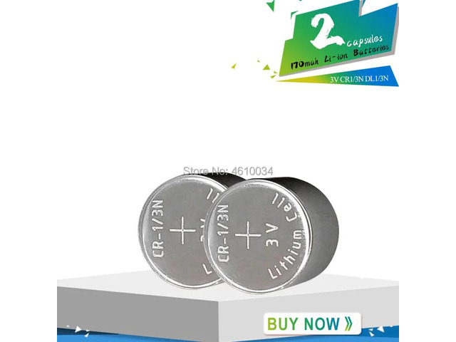 2pcs 3V M6 M7 DL-1/3N CR13N CR1/3N 3V CR-1/3N Button Battery 170mAh high-dischar