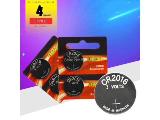 4PCS for Energizer Top Quality Lithium Battery 3V cr2016 Button Battery Watch Coin Batteries cr 2016 DL2016 ECR2016