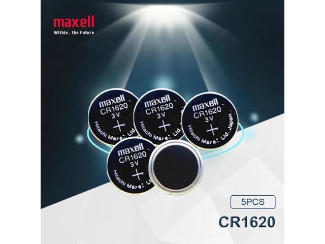 5pc Maxell CR1620 Button Cell Battery For Watch Car Remote Key cr 1620 ECR1620 GPCR1620 3v Lithium Battery