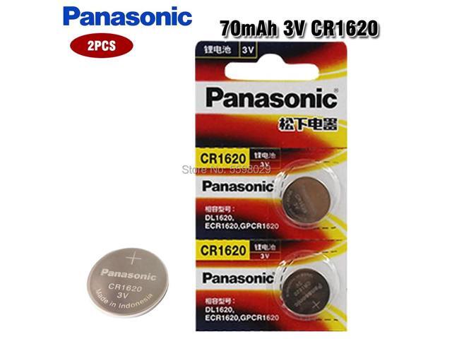 2Pcs/lot BR1620 DL1620 ECR1620 CR 1620 3V Lithium Batteries Cell Button Coin Battery