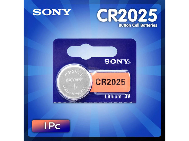 1 PC for SONY brand battery cr2025 3v button cell coin batteries for watch compu