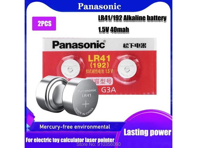 2pc AG3 LR41 392 Button Batteries SR41 192 Cell Coin Alkaline Battery 1.55V L736 384 SR41SW CX41 For Watch Toys Remote