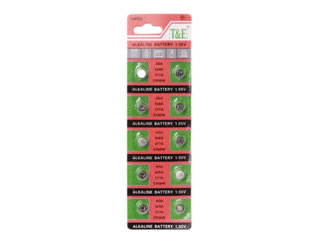 10PCS Watch Coin Battery AG4 377A 377 LR626 SR626SW SR66 LR66 Button Cell Batteries Toys Remote Camera