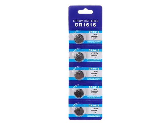 5PCS Button Battery CR1616 Lithium Coin Cell Batteries 3V DL1616 ECR1616 LM1616 CR 1616 Electronic Car Key Watch Toy Remote