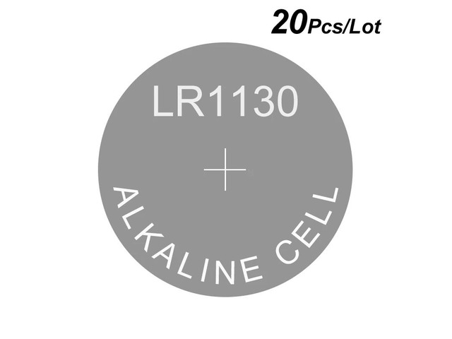 Alkaline Button Coin Cell Watch Battery AG10 1.5V LR1130 Equivalences 189 389 38