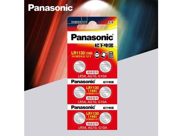 6pcs Battery Cell 1.5V AG10 LR1130 Alkaline Button Battery AG10 389 LR54 SR54 SR1130W 189 LR1130 Button Batteries