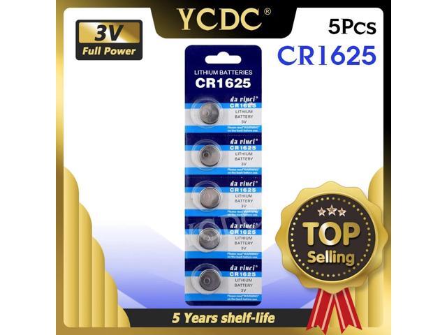 5pcs 3V CR 1625 CR1625 Button Batteries BR1625 LM1625 KCR1625 Cell Coin Lithium Battery For Watch Electronic Toy Clocks