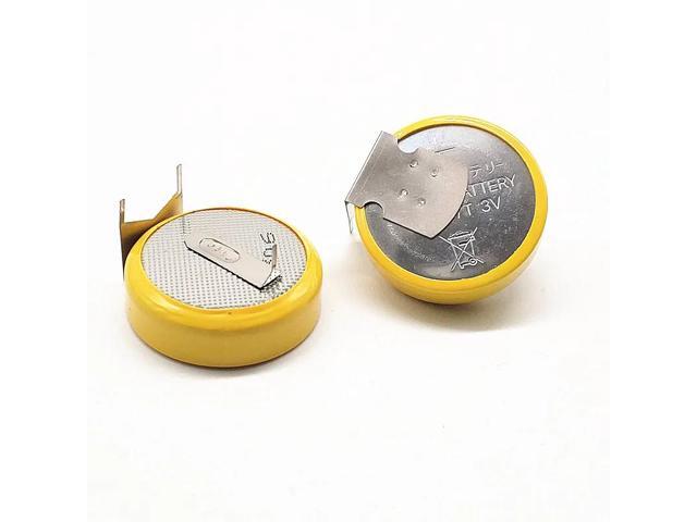 2pcs CR2477 rice cooker battery 3V button battery H type horizontal with soldering foot