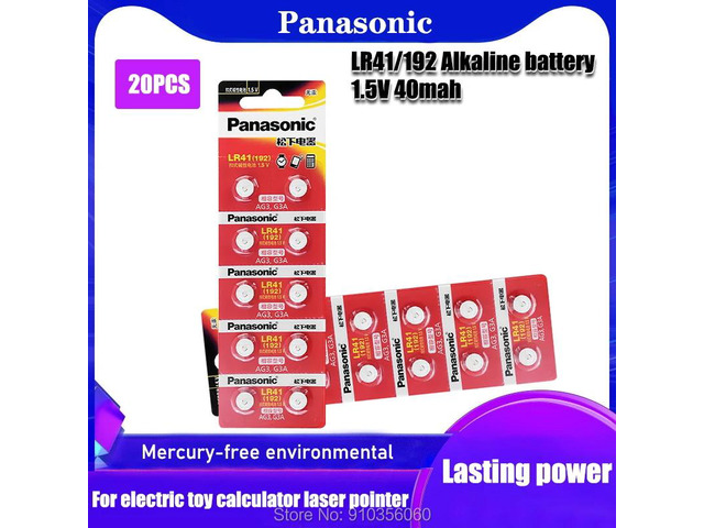 20PCS 1.55V Alkaline AG3 Cell Coin Battery Batteries For Watch Toys AG3 G3A L736