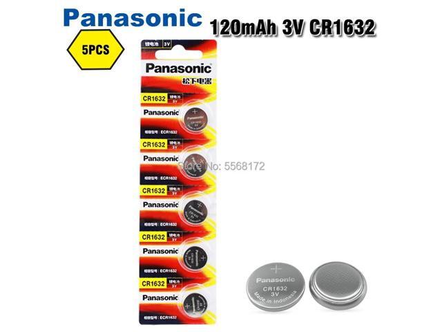 5PCS/lot CR1632 Button Cell Battery 3V Lithium Batteries CR 1632 for Watch Toys Computer Calculator Control