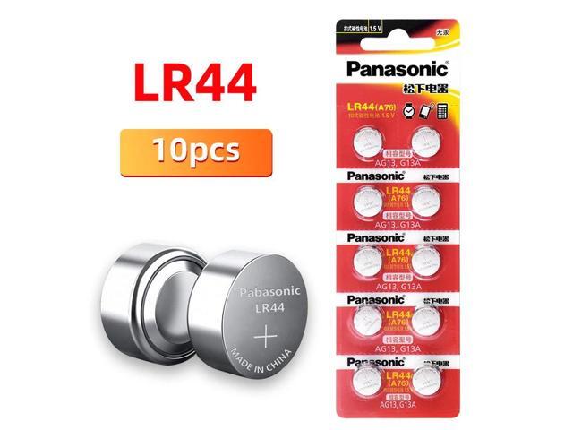 10PCS/lot LR44 A76 1.5V Alkaline Batteries AG13 SR1154 357 Button Cell Battery 0%Hg for calculator