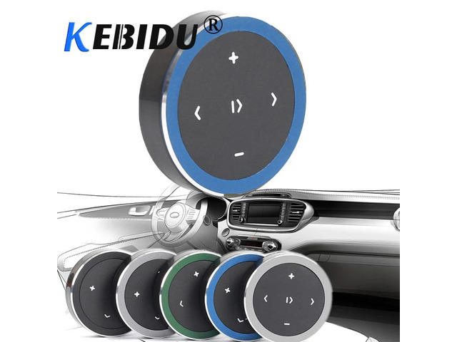 Kebidu Protable Wireless Bluetooth Media Button Car Motorcycle Remote Photograph