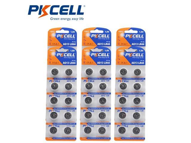 60Pcs Infrared thermometer Batteries PKCELL 1.5V AG13 357A A76 303 LR44 SR44SW L1154 RW82 RW42 Alkaline Cell Button