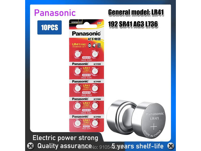 10PCS/lot AG3 392A L736 LR41 384 SR41SW CX41 192 button cell Coin Battery for watch,20pcs 1.55V AG3 Alkaline Battery