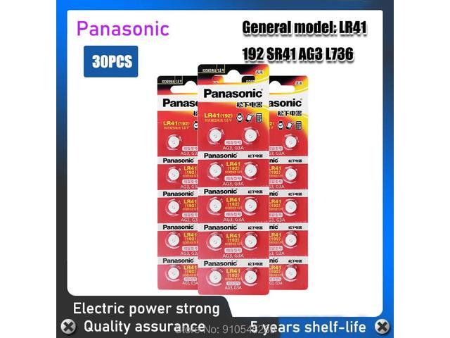 30PCS 1.55V Alkaline AG3 Cell Coin Battery Batteries For Watch Toys AG3 G3A L736 192 LR41 Button Batteries