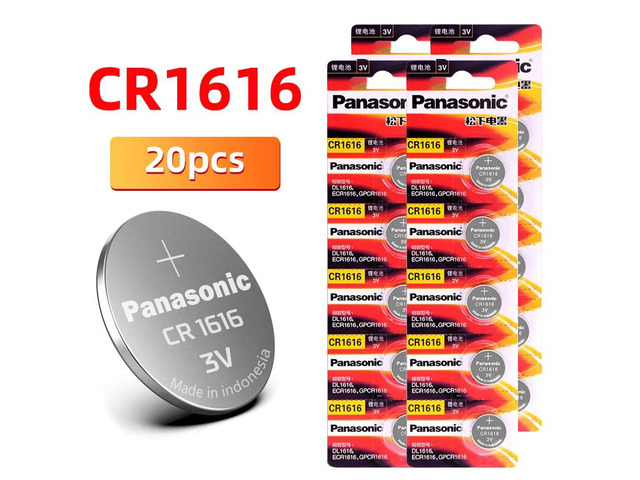 20PCS Cr1616 Coin Cell Button 3 V Batteries for Watch DL1616 BR1616 ECR1616 5021