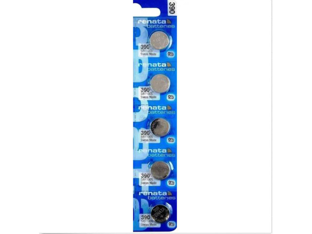 5Pcs/Lot RETAIL Brand Renata LONG LASTING 390 SR1130SW 389 LR54 AG10 Watch Batte