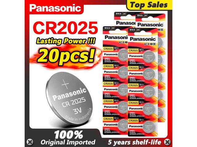 2020 20pcs cr2025 CR 2025 ECR2025 BR2025 DL2025 KCR2025 LM2025 3v button cell coin lithium batteries for watch