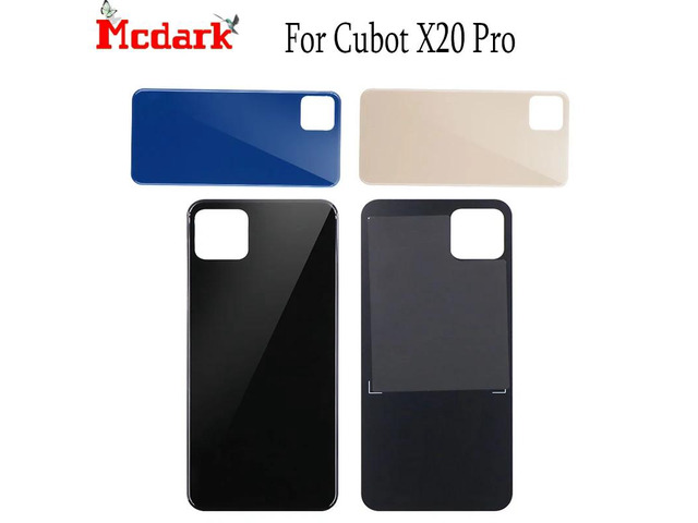 For Cubot X20 Pro Glass Battery Case Cover Replacement Back Cover with Button Gl