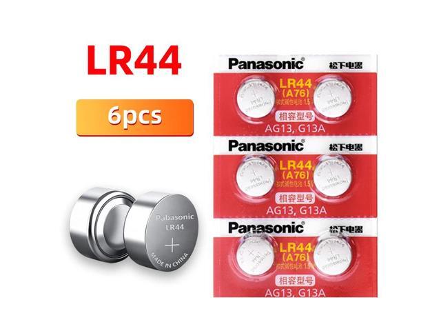 6pc 1.5V Button Cell Battery lr44 Lithium Coin Batteries A76 G13A AG13 LR44 LR1154 357A SR44 Original