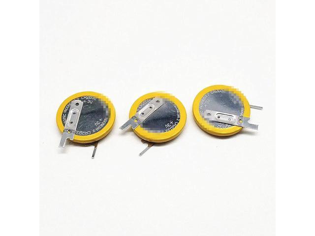3pcs CR2032 car remote control motherboard button battery 3V with solder feet CR2032/VCN CMOS battery