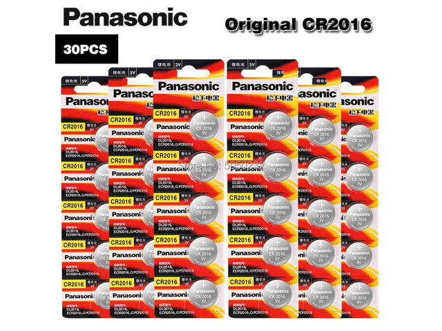 cr2016 30pcs brand battery for 3v button cell coin batteries for watch computer