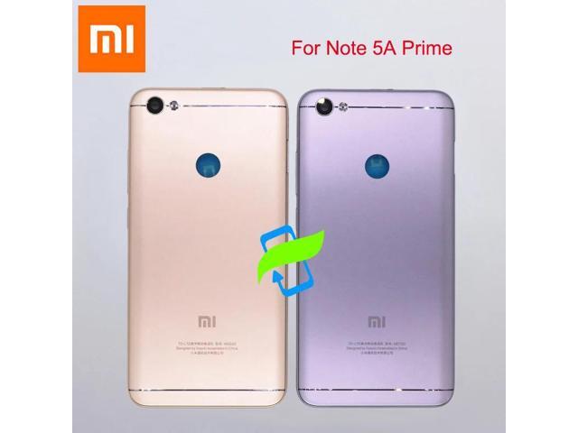 Battery Back Cover For Xiaomi Redmi Note 5A Prime Back Housing Rear Door Case Redmi Note5A Volume Button+Camera Lens