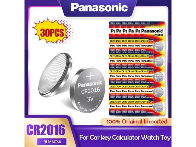 30PCS/LOT CR2016 3V Lithium Battery CR 2016 DL2016 LM2016 KCR2016 ECR2016 GPCR For Watch Toy Car Key Button Cell Coin
