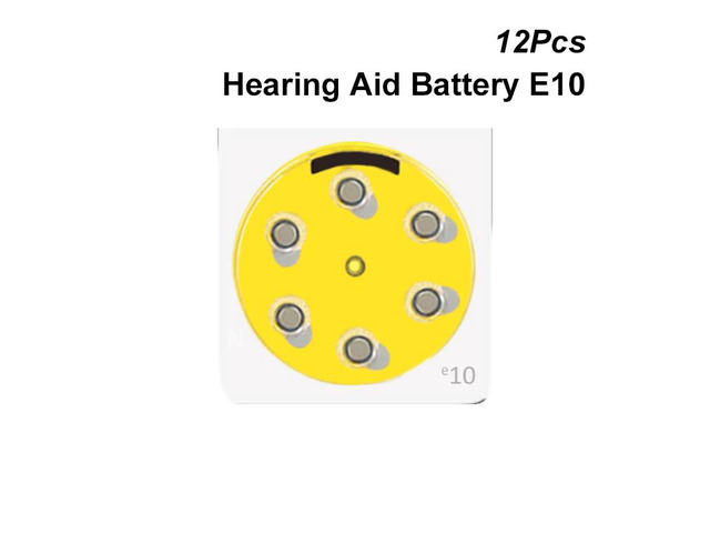 Hearing Aid Battery 10 1.4V Zinc-Air Button Cell e10 Replaces A10 PR70 DA230 230