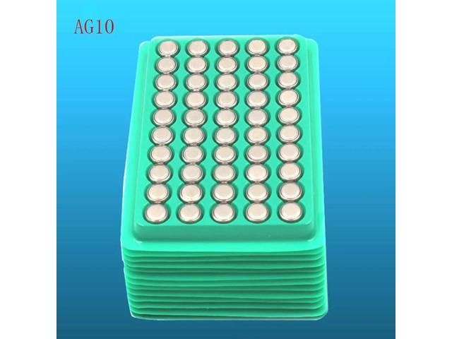 50pcs/Lot AG10 LR1130 LR54 389 SR113 189 Button Coin Cell Battery Car Wind Wheel Toys Watch Calculator Batteries