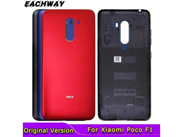 For Xiaomi PocoPhone F1 Battery Cover Side button Power Volume Key For Xiaomi Poco F1 Rear Door Housing Case Panel